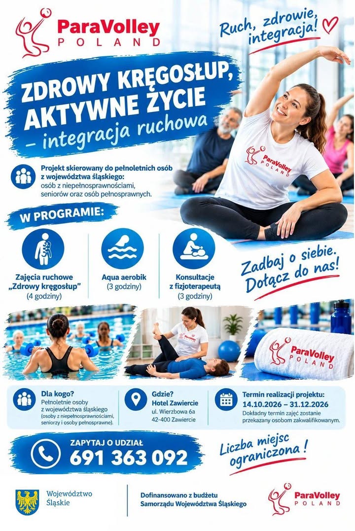 📣 ZADBAJ O SIEBIE. POSTAW NA RUCH I DOBRE SAMOPOCZUCIE! 💙